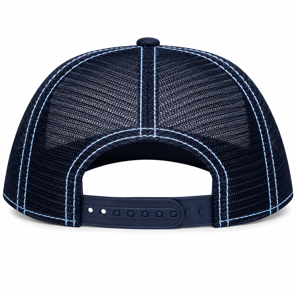Clarity In Motion™ Navy Stark Trucker Hat