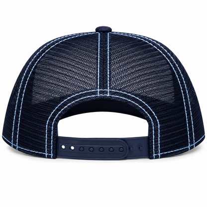 Clarity In Motion™ Navy Stark Trucker Hat